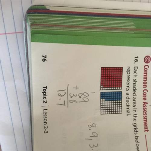 Each shaded area in the grids below represents a decimal part a, what is the sum? part b, explain h