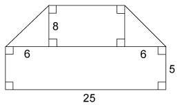 The first answer will be marked brainliest !  the figure is made up of 2 rectangles and
