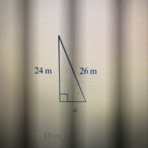 Find the value of the missing side in the figure below a. 10 b. 14 c. 21 d.