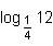 Tyler applied the change of base formula to a logarithmic expression. the resulting expression is sh