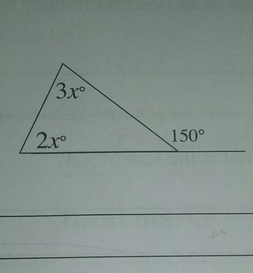 Find the value of x and explanation