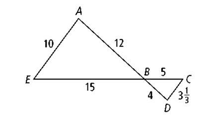 12. a) name the postulate or theorem that can be used to prove the triangles similar. 12