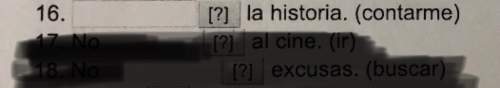 Is the irregular verb tú command form for 16. ‘te conta’? i thought i had the answer right as “te c