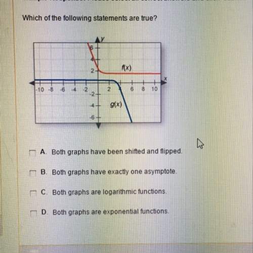 Which of the following questions are true? select all correct answers. (picture attached)