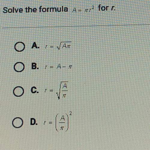 (asap ) solve for the formula