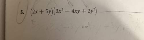Multiplying polynomials. i've tried to answer it multiple times, but i just get confused
