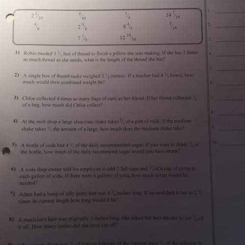 What are the answers to 2, 3, 4, 5, 6, 7, and 8?