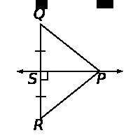 Given that ps is the perpendicular bisector of qr, pq=3.5m+18, and pr=6m+3, identify pq.