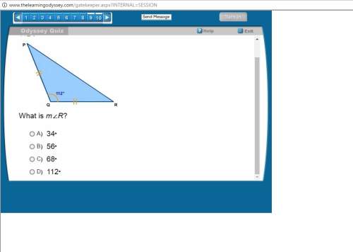 9. triangle prq is an isosceles triangle with pq = qr, and mq = 112. what is mr? 10. tr