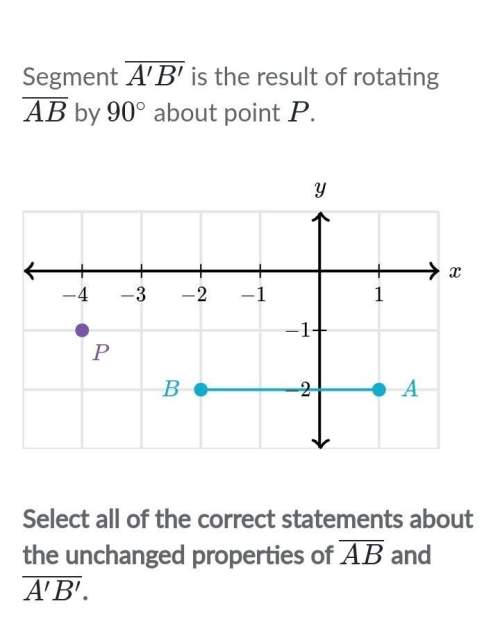 Choose all answers that apply:  a) ab and a'b' are both perpendicular to the x- axis