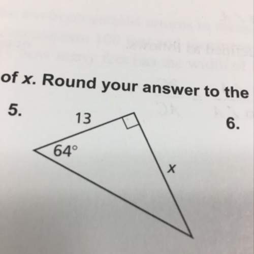 Find the value of x. round to the nearest tenth. plz .