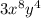 3x^8y^4