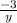 \frac{-3}{y}