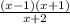 \frac{(x-1)(x+1)}{x+2}