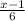 \frac{x-1}{6}