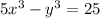 5x^3-y^3=25