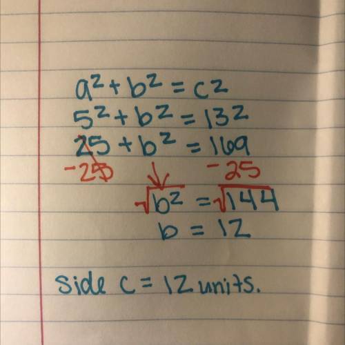 What is the length of side c?