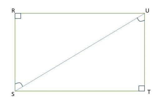 Complete the two-column proof by providing a reason for each of the five statements. Given: Rectangl