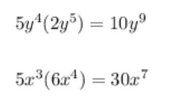 Which equations are correct?

Select each correct answer.
