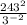 \frac{243^2}{3^{-2} }