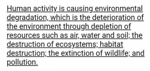 What is the topic outline for how can humanity address the damage inflected on the environment?