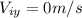 V_{iy} = 0m/s