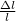 \frac{\Delta l}{l}