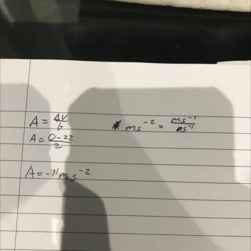 A driver brings a car to a full stop in 2.0 s. If the car was

initially travelingat 22 m/s, what is