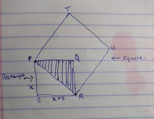 One side of a rectangle is 5 feet longer than the other side. The diagonal of the rectangle is a sid