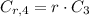 C_{r,4} = r\cdot C_{3}