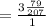 \red{=  \frac{3 \frac{79}{207} }{1} }