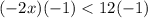 (-2x)(-1)