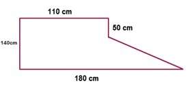 9. find the area of each figure to the nearest tenth.