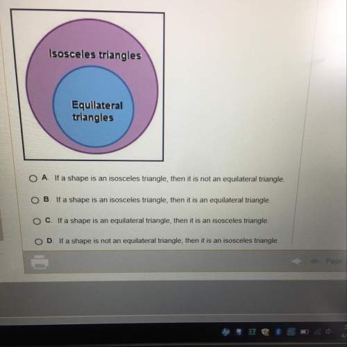 What conditional statement is represented by the venn diagram below