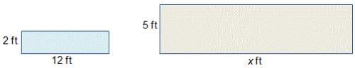 The small rectangle was enlarged to create the big rectangle. what is the missing measure on the big