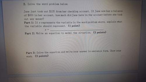 How would i solve this word problem? can someone me ?