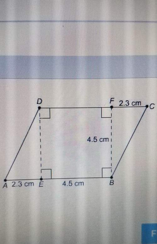 What is the area of this parallelogram?