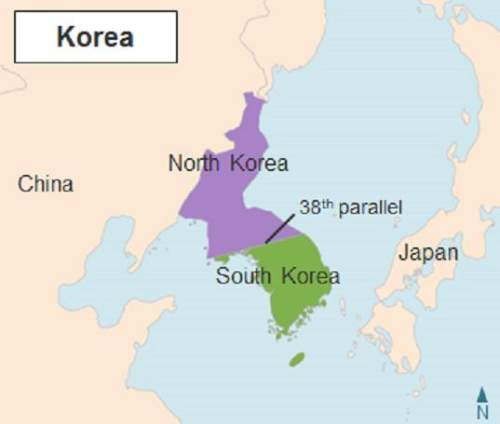 Marking brainliest ☆ the map shows korea after world war ii ☆ ☆ the map makes it clear t