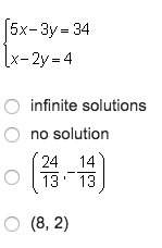 What is the solution to the following system of equations?