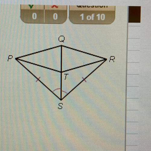 Given: apst = arst @ aas theorem o asa postulate © sas postulate @ cpctc