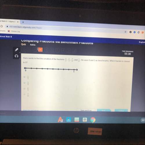 Hans wants to find the smallest of the fractions and he uses 0 and 1 as benchmarks. whic