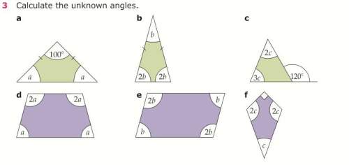 Find the missing angles and write the working(s) out.