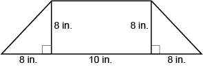 What is the area of the trapezoid?  enter your answer in the box.