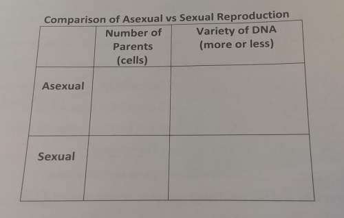 Comparison of asexual and sexual reproduction