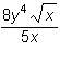 Which expression is equivalent to assume x 0 and y &gt; 0.