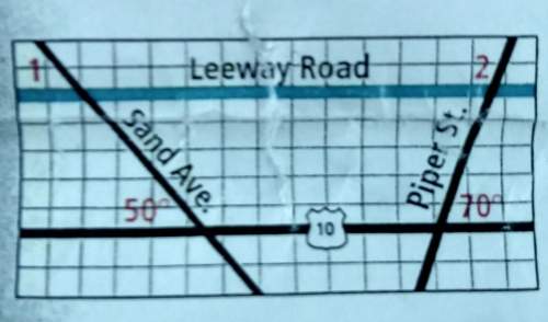 When leeway road is built, what will m angle 1 be? explain.