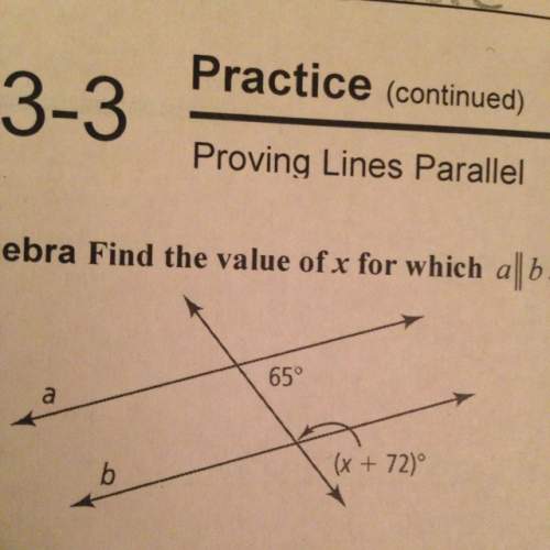 Why is the value of x for which a||b