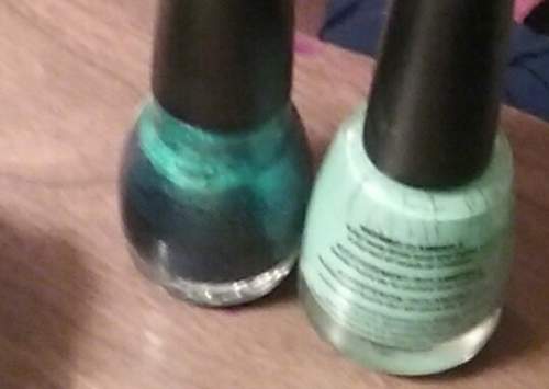 Which nail polish should i use? ? a dark blueb light blue