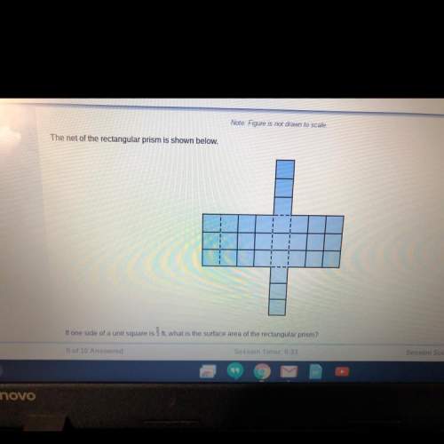 If one side of the unit square is 5/2 ft, what is the surface area of the rectangular prism? &lt;