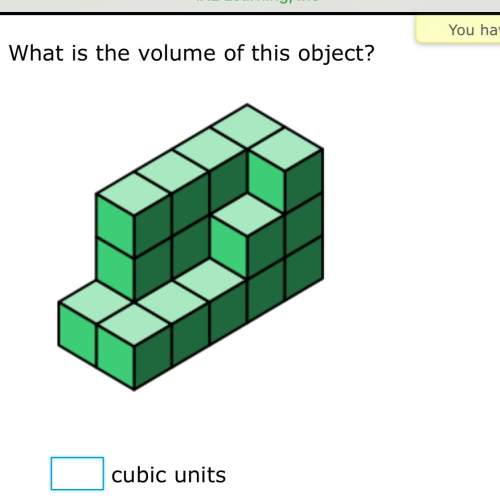 What is the volume of this cubic object
